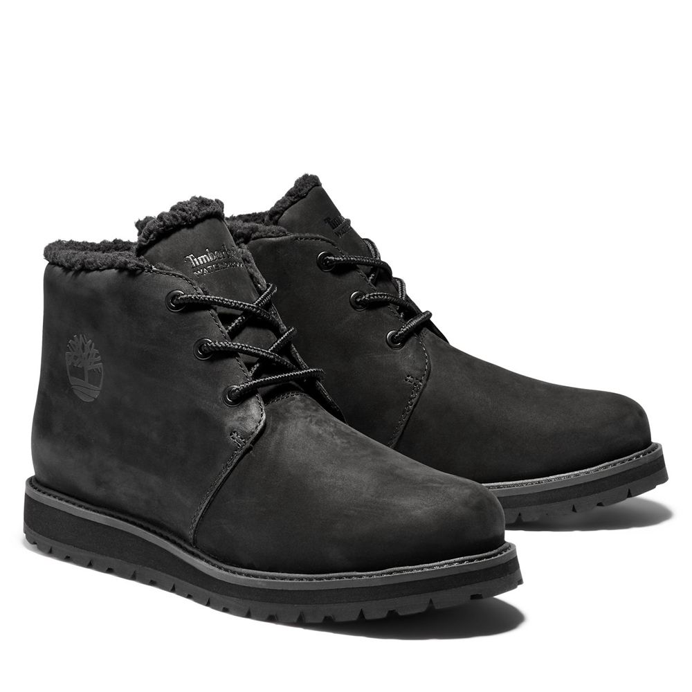 Bocanci Chukka Timberland Barbati Negrii - Richmond Ridge Waterproof - Romania - TQWJRY058